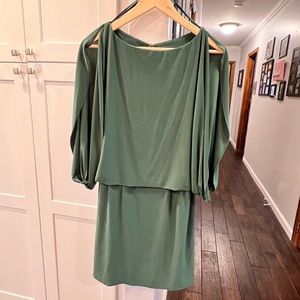 Jessica Simpson size 6 Green dress with blouse top.